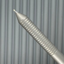 Load image into Gallery viewer, &gt; Spoke Click Model C: Matte Titanium /  Grooved Grip (black accents)