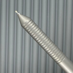 > Spoke Click Model C: Matte Titanium /  Grooved Grip (black accents)