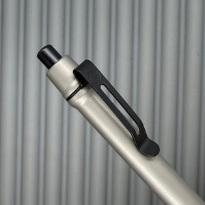 > Spoke Click Model C: Matte Titanium /  Grooved Grip (black accents)
