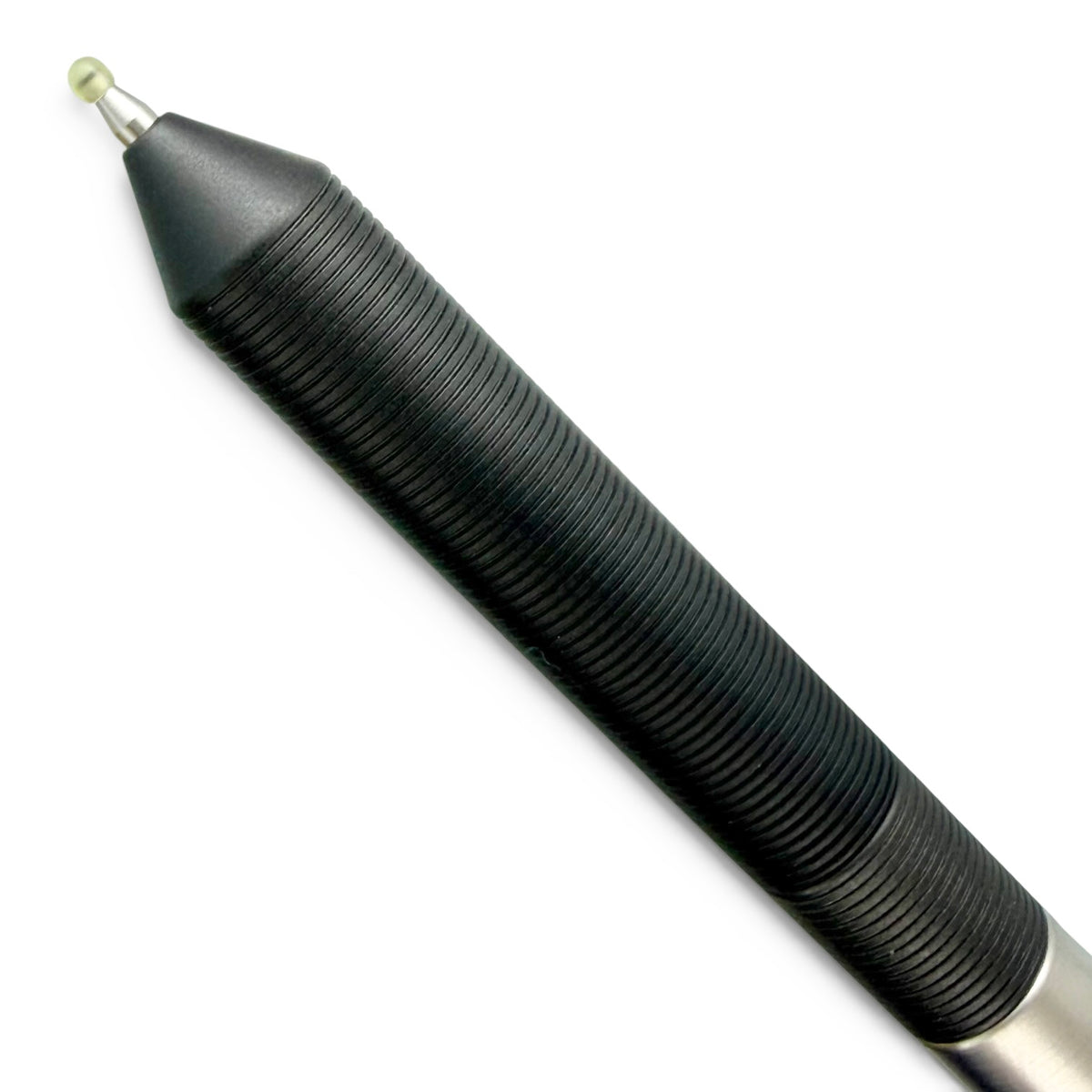 > Spoke Click Model CX-E: Satin Titanium / Black Ti Grooved Grip & Clip (Pentel® EnerGel refill) (Copy)