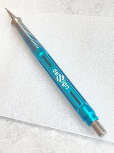 #spokehack Model 4 / Cyan Barrel with blue fade Titanium Grip