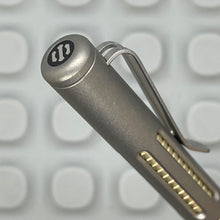 Load image into Gallery viewer, Roady / Slot Sandblasted Titanium - Grooved Brass Grip