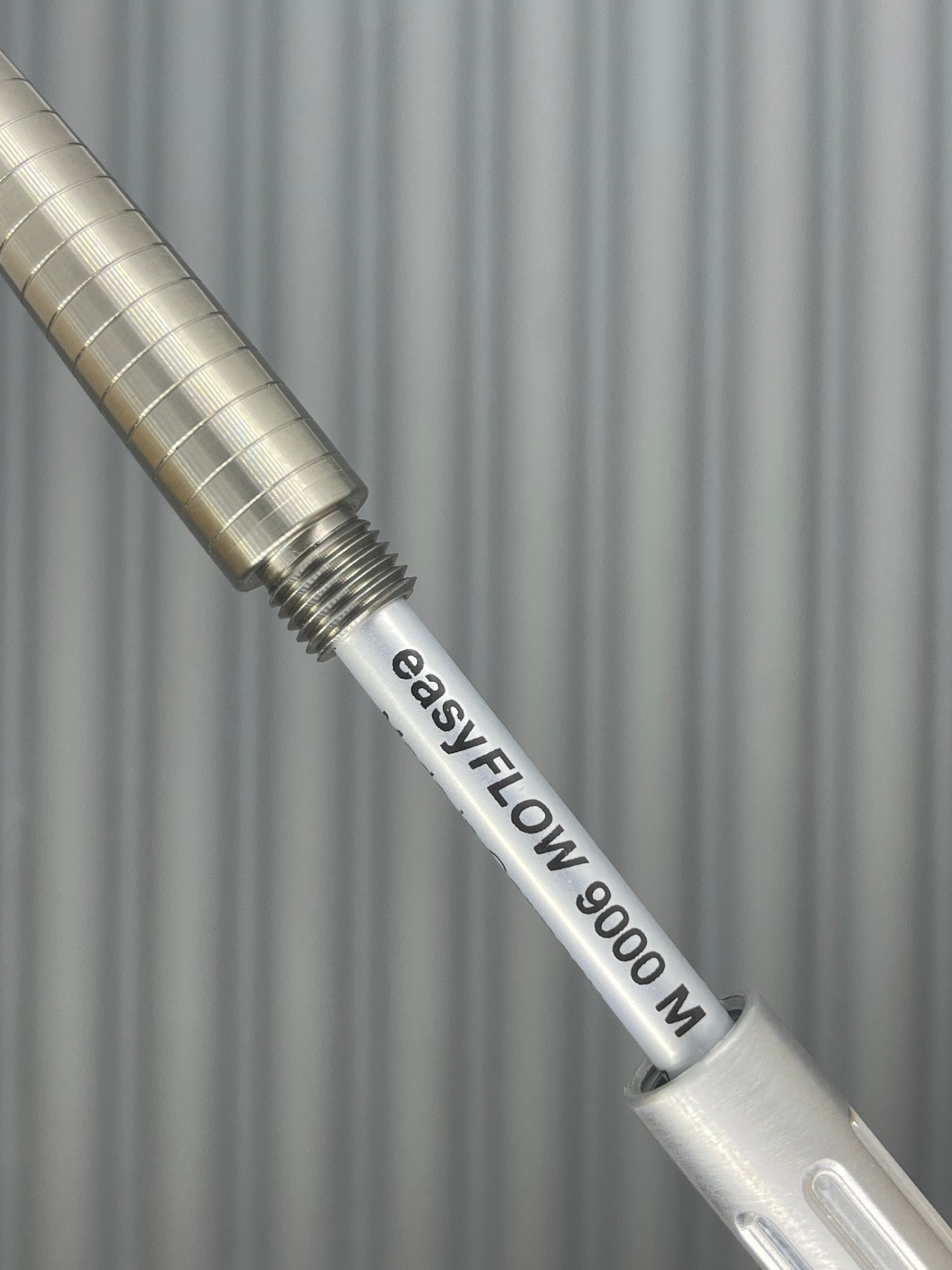 Spoke Click Prototype (Alpha): Titanium Taper Grip, Bare Aluminum Barrel