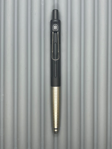 Spoke Click Prototype (Alpha): Titanium Taper Grip, Black Aluminum Barrel