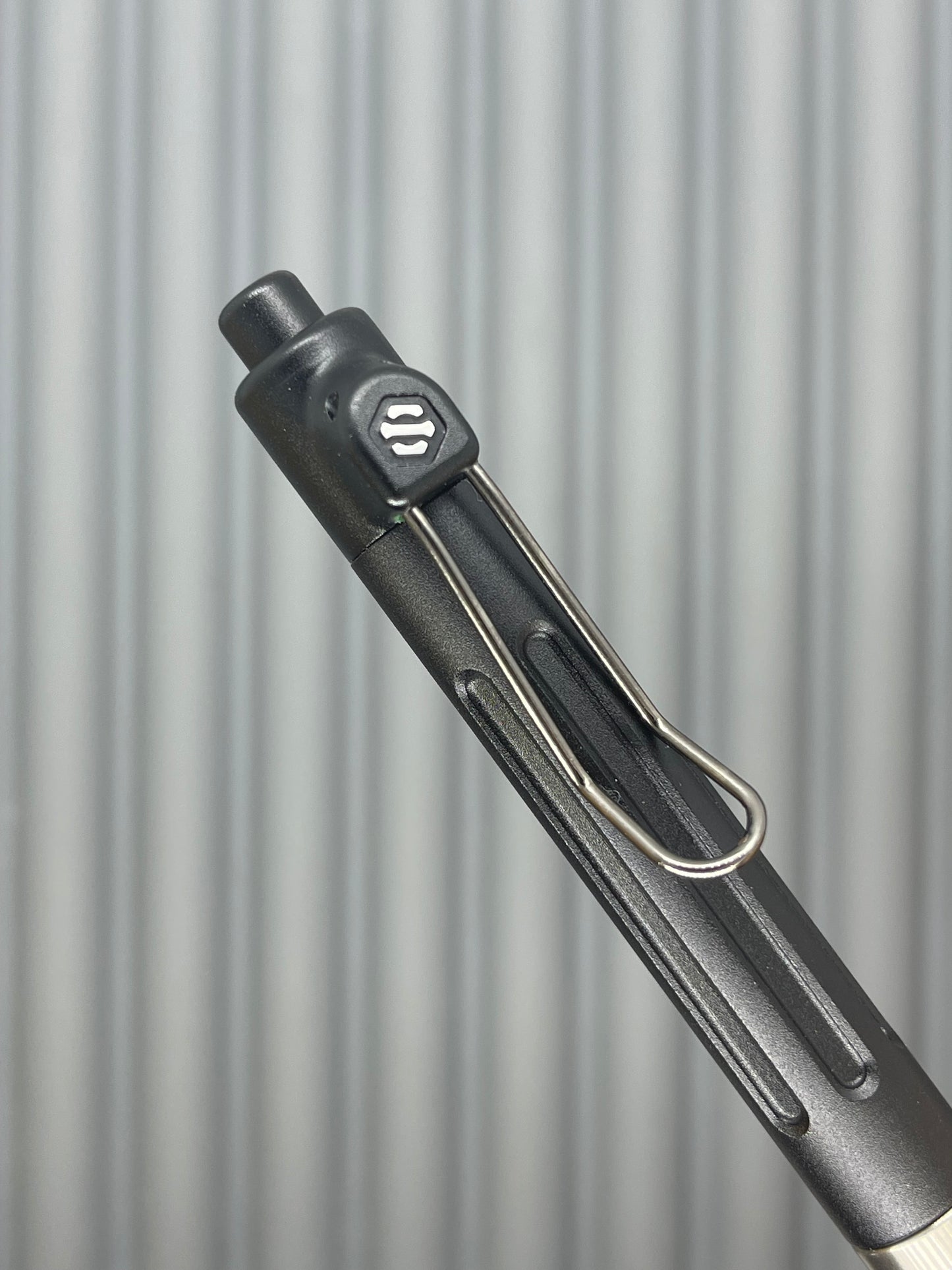 Spoke Click Prototype (Alpha): Titanium Taper Grip, Black Aluminum Barrel
