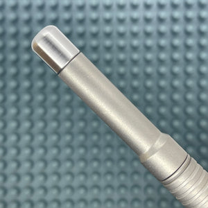 Roady  / Sandblasted Titanium - Knurled Grip, Grooved Cap with Silver Clip