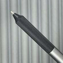 Load image into Gallery viewer, &gt; Spoke Click Model C Aluminum: Battleship Grey / Black Knurled Grip