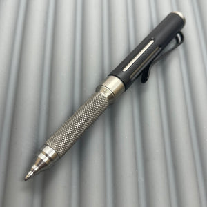 Roady  / Titanium - Knurled Grip, Slotted Black Aluminum Cap