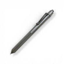 Load image into Gallery viewer, > Spoke Click Model CX-E: Matte Titanium / Knurled Grip (Uses Pentel® EnerGel refills)