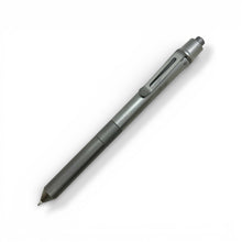 Load image into Gallery viewer, > Spoke Click Model CX-E: Matte Titanium / Milli-Groove Grip (Uses Pentel® EnerGel refills)