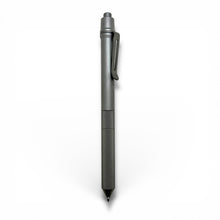 Load image into Gallery viewer, > Spoke Click Model CX-E: Matte Titanium / Knurled Grip (Uses Pentel® EnerGel refills)