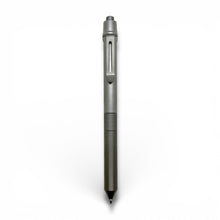 Load image into Gallery viewer, > Spoke Click Model CX-E: Matte Titanium / Milli-Groove Grip (Uses Pentel® EnerGel refills)