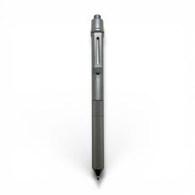 Load image into Gallery viewer, > Spoke Click Model CX-E: Matte Titanium / Knurled Grip (Uses Pentel® EnerGel refills)