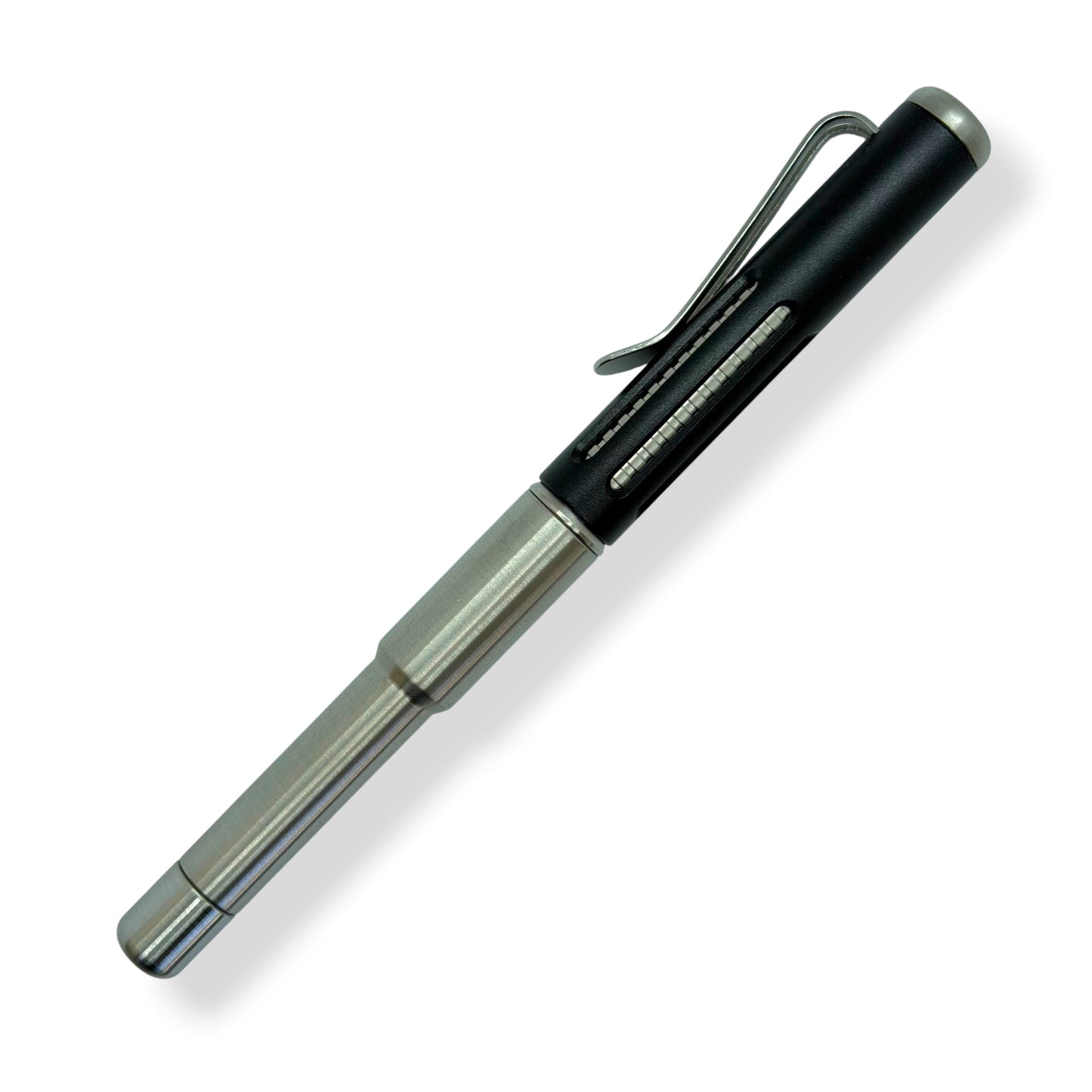 Roady  XL / Titanium - Grooved Grip - Black Aluminum Slot Cap