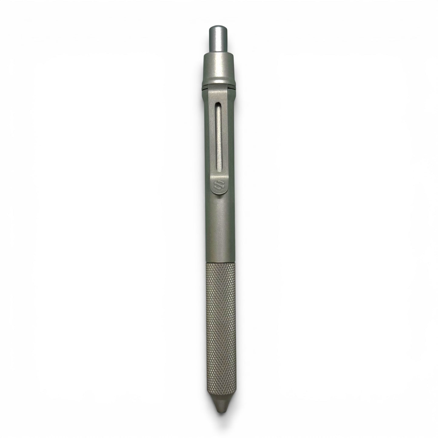 > Spoke Click Model C: Matte Titanium /  Knurled Grip
