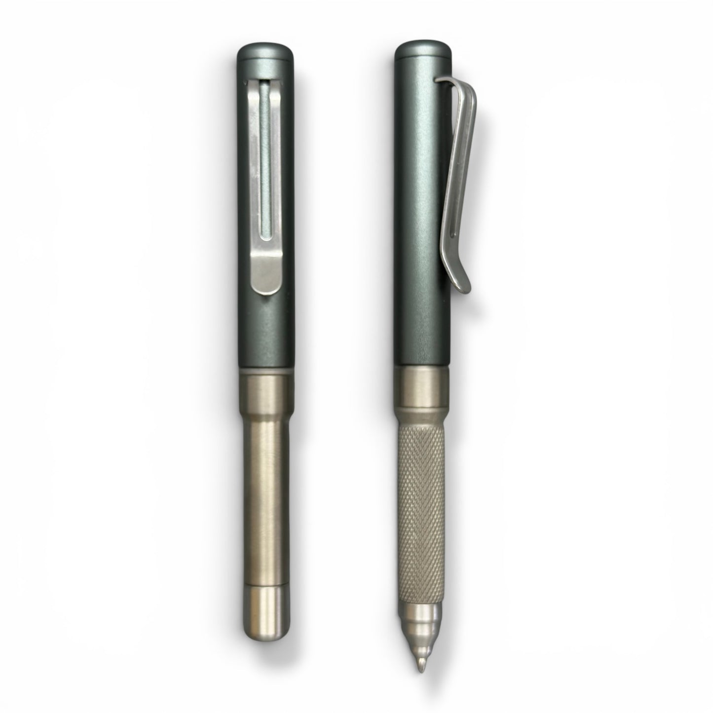 Roady - Titanium / Knurled Grip - Graphite Olive Aluminum Cap