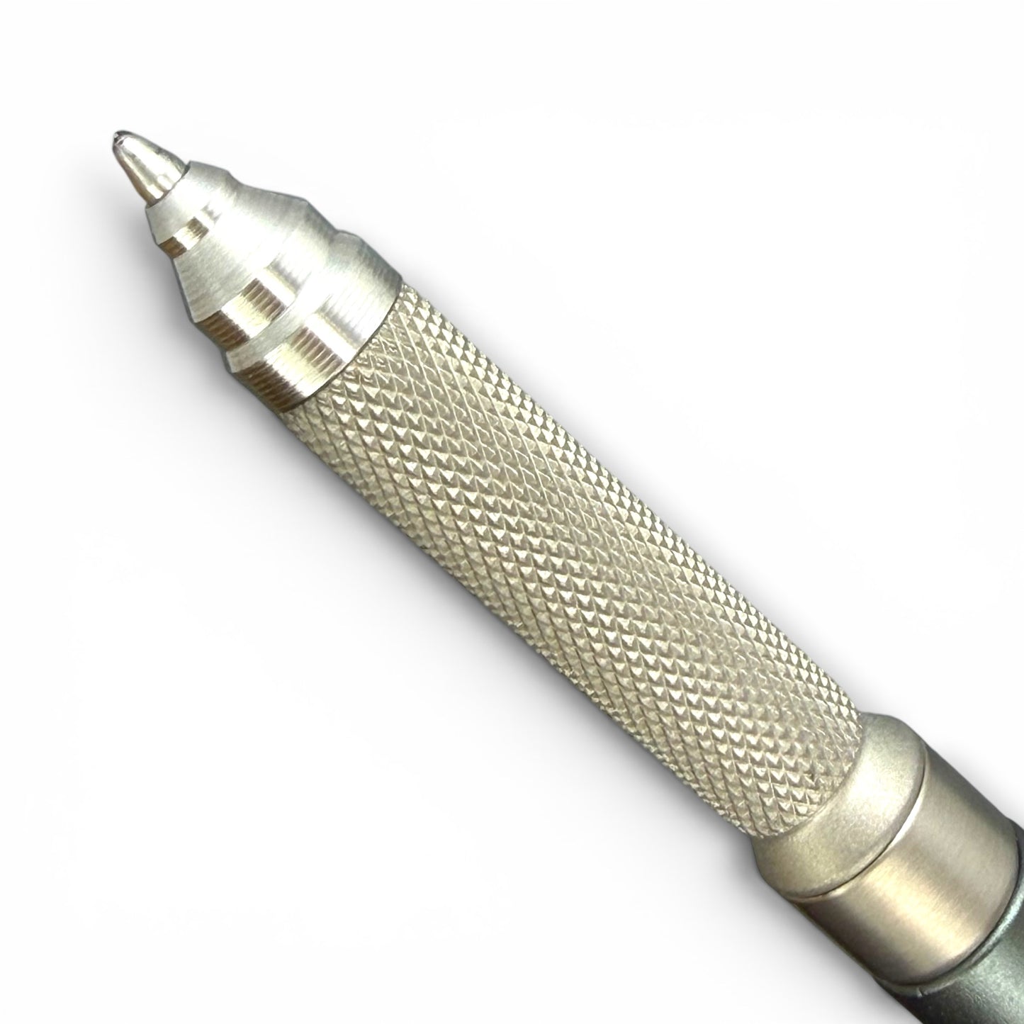 Roady - Titanium / Knurled Grip - Graphite Olive Aluminum Cap
