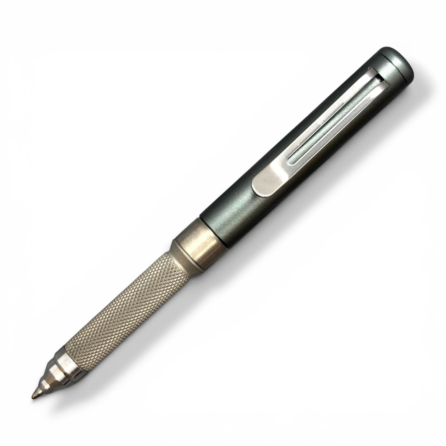 Roady - Titanium / Knurled Grip - Graphite Olive Aluminum Cap