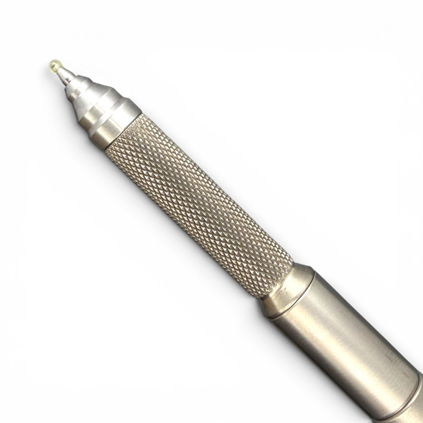 Roady XL / Matte Titanium Slot Cap - Knurl Grip - Shiny Barrel
