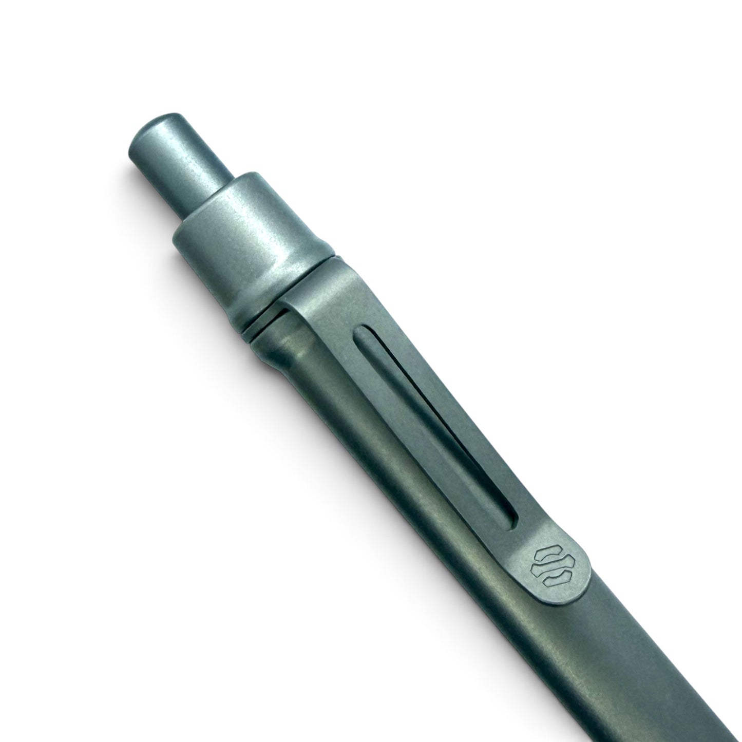 > Spoke Click Model CX: Matte Titanium / Grooved Grip