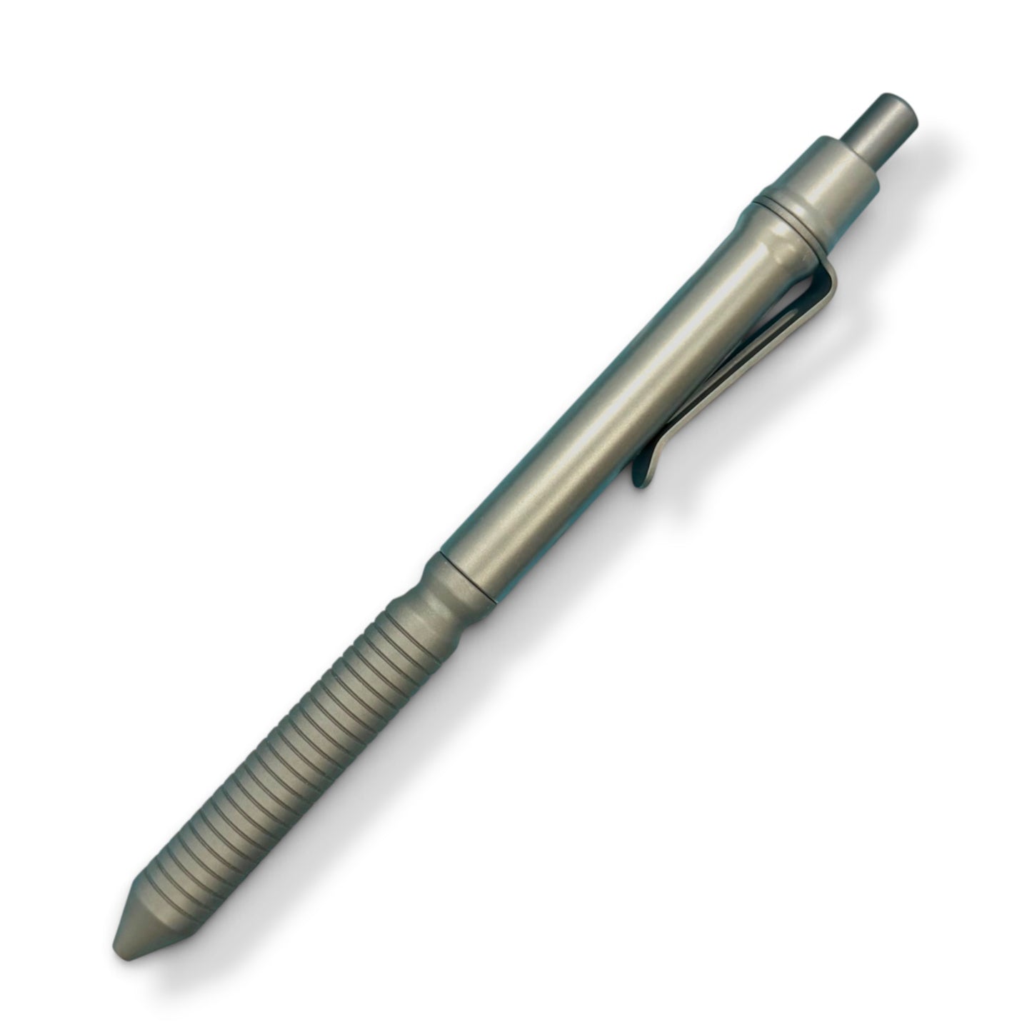 > Spoke Click Model CX: Matte Titanium / Grooved Grip