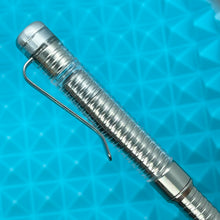 Load image into Gallery viewer, Roady Prototype: Titanium Grip &amp; Barrel, Clear Polycarbonate Cap with Silver hardware